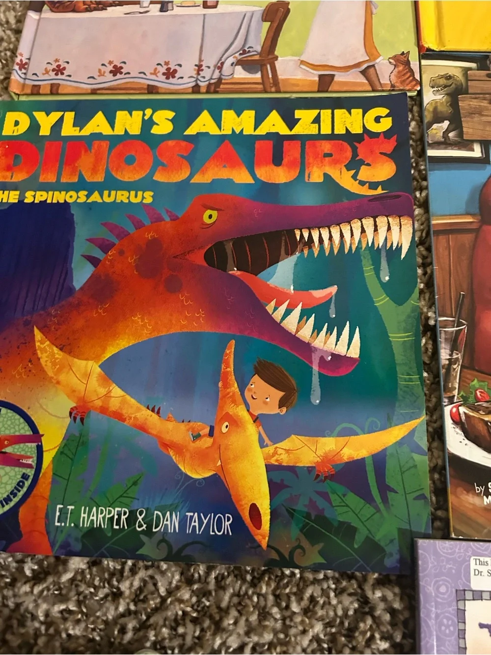 Assorted Kids Dinosaur Books - lot of 10 books
